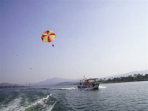A sport speed boat paragliding facility will be set up in the Narmada ...