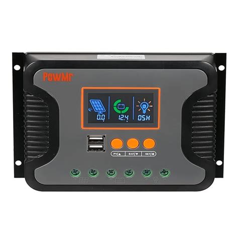 QUKAN 30A Solar Power Controller PWM Battery Charging Controller 12V ...
