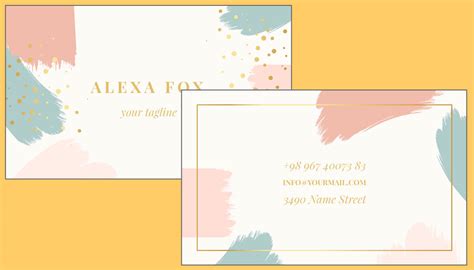 Free Business Card Templates 的图像结果