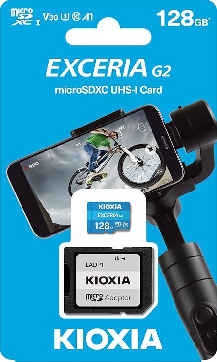 KIOXIA EXCERIA Formerly Toshiba Memory SD Card, G2 128 GB,SDXC, UHS-I ...