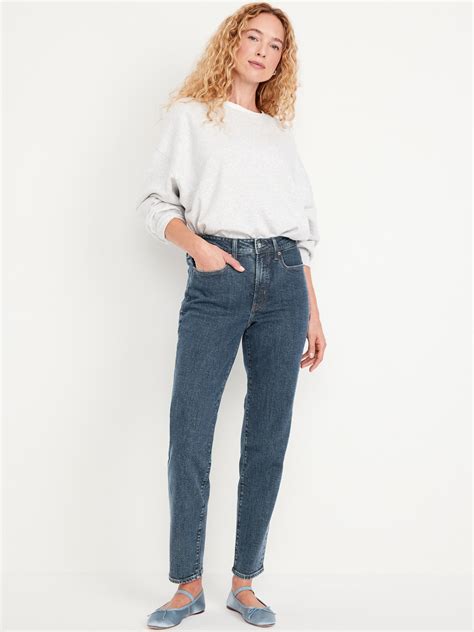 Straight High Waisted Jeans | Old Navy