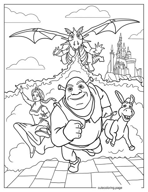 Shrek Coloring Pages(34+ free printable coloring pages) | Cute Coloring ...