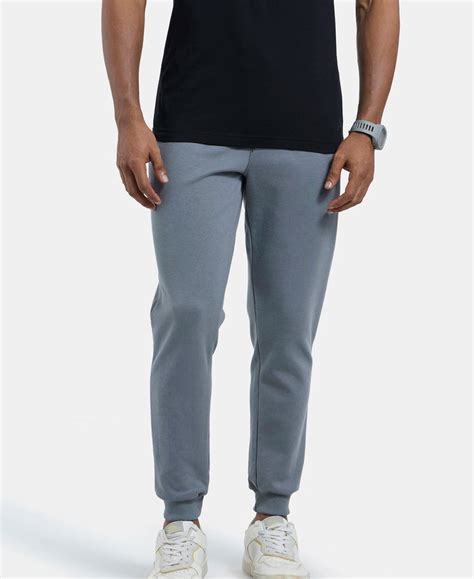 Buy Super Combed Cotton Rich Pique Slim Fit Jogger with Zipper Pockets ...