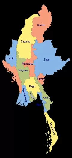 缅甸地图中文版高清 - 缅甸地图 - 地理教师网