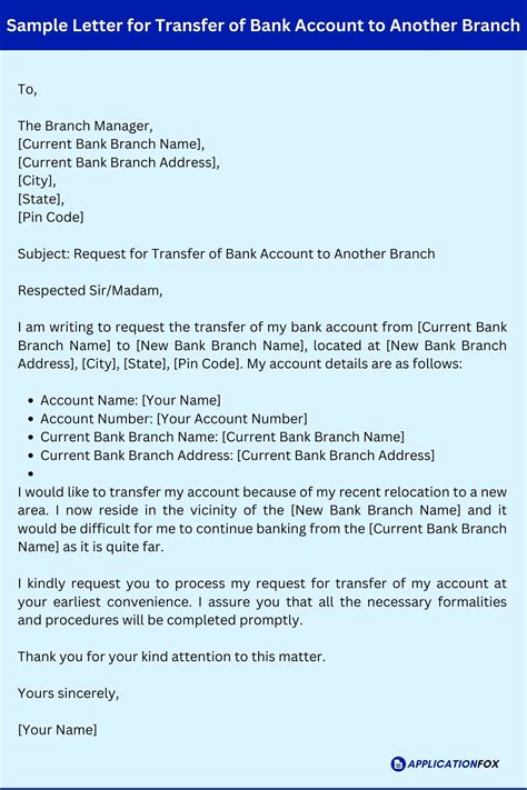 (11+ Samples) - Application for Bank Account Transfer