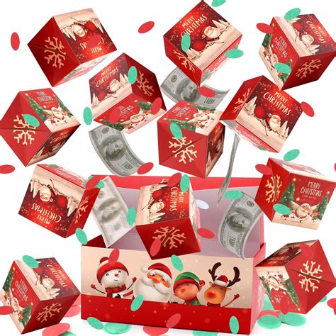 Amazon.com: BABORUI Christmas Surprise Gift Box Explosion for Money ...