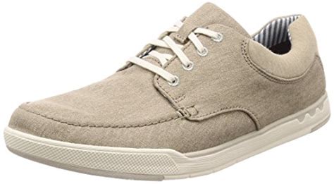 Buy Clarks Men's Step Isle Lace Derbys Beige 6.5 UK Beige (Sand Canvas ...