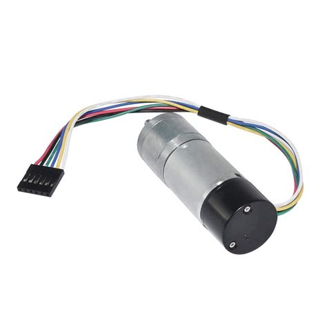 Bemonoc Encoder Metal Gearmotor 24V DC High Speed 130RPM India | Ubuy