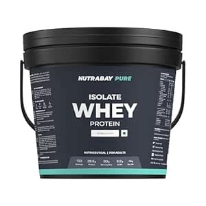 Nutrabay Pure 100% Clean & Authentic Whey Protein Isolate Powder 26.5g ...