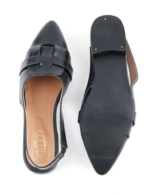 Buy Odette Sophisticated Black Loafers
