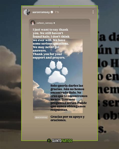 “No creo que la encontremos nunca”: El desgarrador mensaje de Aaron ...