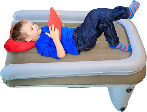Buy Gembebe Inflatable Toddler Airplane Bed | Hand Pump, Seat Belt and ...