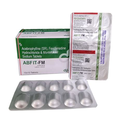 ABFIT FM - Acebrophylline (SR), Fexofenadine Hydrochloride ...