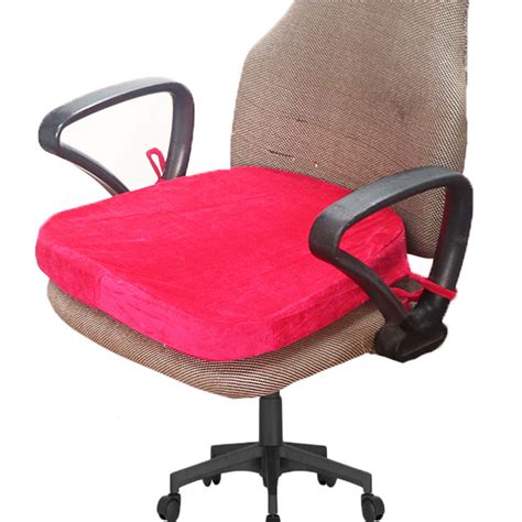 Pink Velvet Seat Cushion with Ties – Coozly