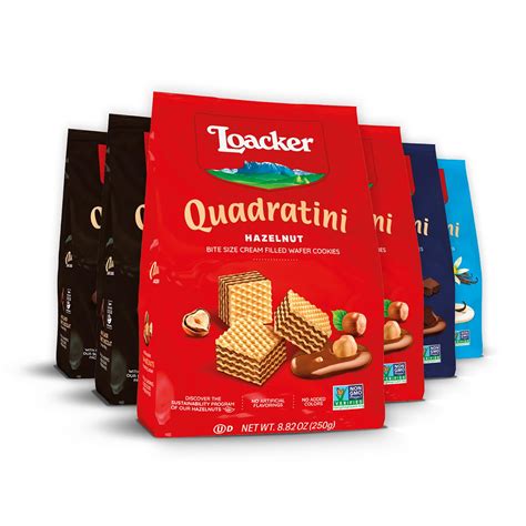 Buy Loacker Quadratini Classic Variety Pack Wafer Cookies LARGE - 30% ...