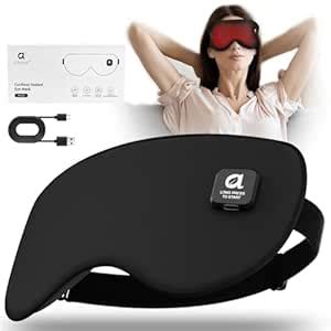 Buy arboleaf Heated Eye Mask Cordless Rechargeable Heated Eye Masks ...
