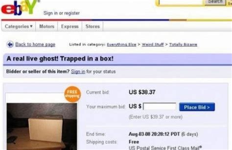 10 Weirdest Things Sold On ebay