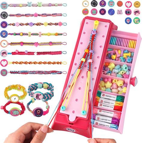 Amazon.com: Friendship Bracelet Making Kit Toys for Girls, DIY Arts and ...