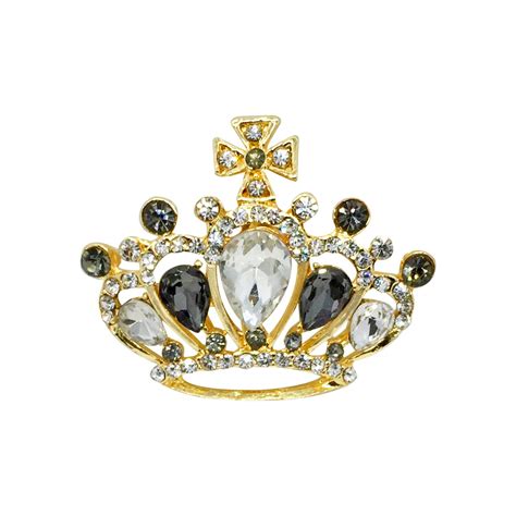 Buy FURE Royal Crown Brooch (Antic Golden) for Men & Women at Amazon.in