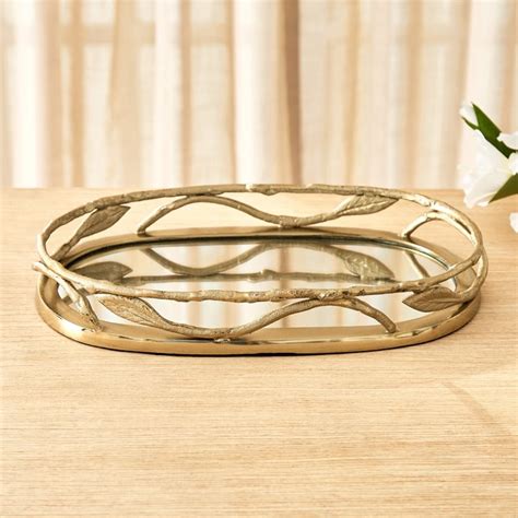 Buy Heritage Renew Folio Aluminium Leaf Decorative Tray from Home ...