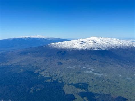 A White Christmas for the Big Island at the mountain summits : Kauai Now