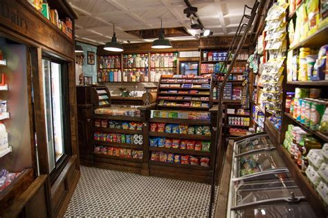 Small Grocery store by 1900's --okay, who wouldn't come in a store just ...