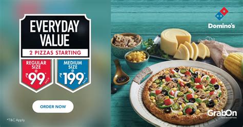 Domino's Coupon Codes & Offers: 50% OFF On All Pizzas Today