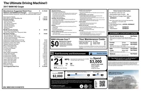Get the original MSRP window sticker for your BMW! Check this out.
