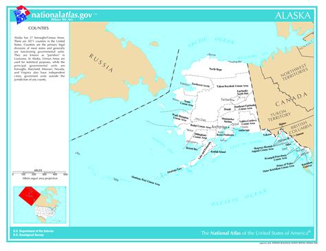 Alaska County Map