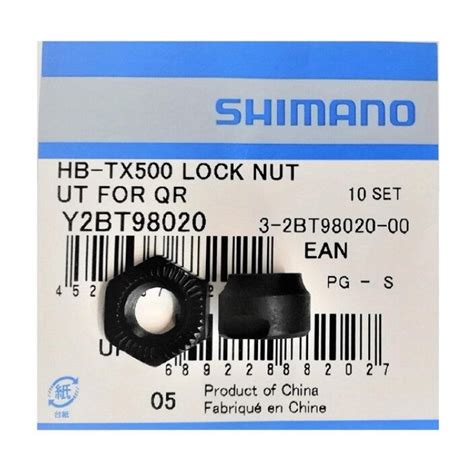 Shimano Hub Small Part | HB-TX500 Lock Nut Unit for Quick Release Type