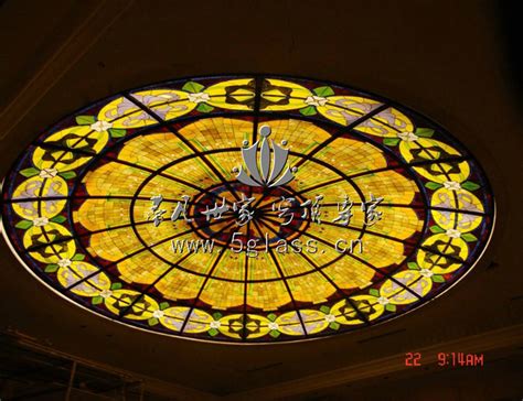 彩色玻璃穹顶应用15-产品中心-北京蒂凡世家彩色艺术玻璃有限公司