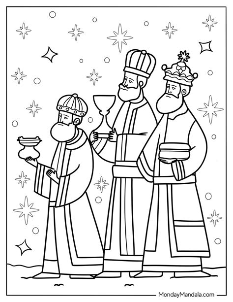 20 Nativity Coloring Pages (Free PDF Printables)