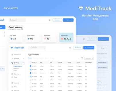 Hospital Information System Software UI 的图像结果