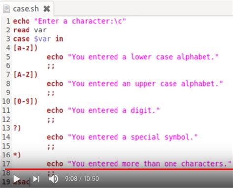 Image result for Case Statement Shell Scripting