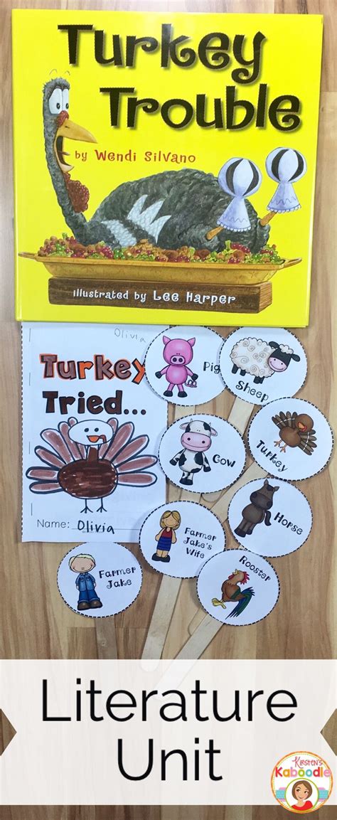 Turkey Trouble Activities: Retelling, Sequencing, Craft, Writing ...