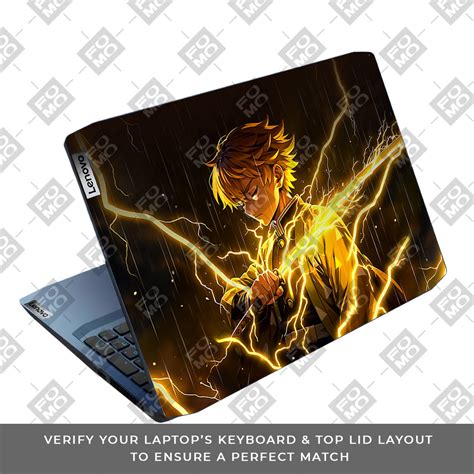 Thunder Soul Lightning Zenitsu Lenovo IdeaPad Gaming 3 15ARH05 and 15I