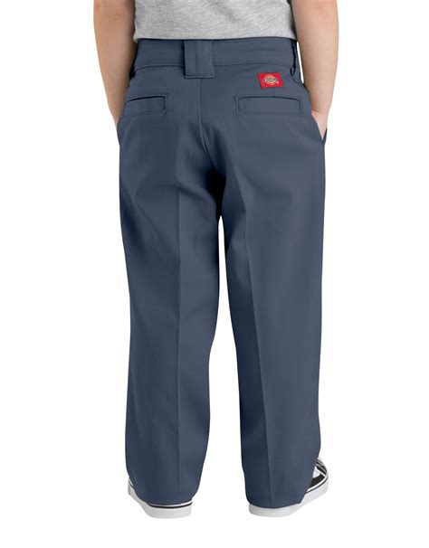 Buy Dickies Girls School Uniform Slim Fit Straight Leg Stretch Twill ...