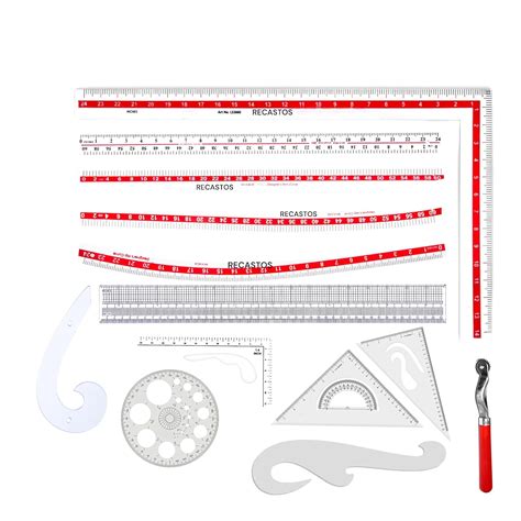 Recastos Fashion Designing Kit: Tailoring Scales, Curves, and ...