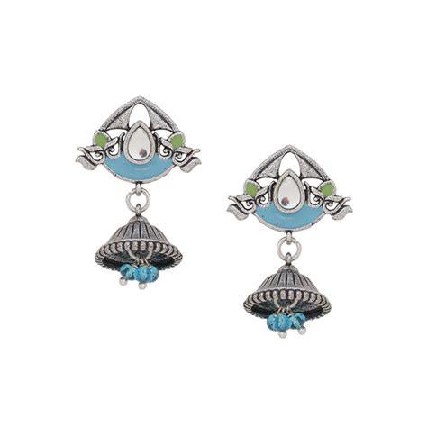 Gwalior Tiny Jhumka Drop Earrings – VOYLLA