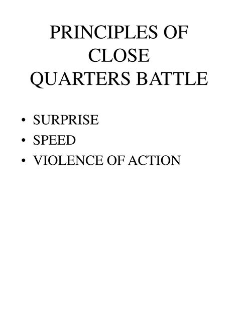 PPT - CLOSE QUARTERS BATTLE PowerPoint Presentation, free download - ID ...