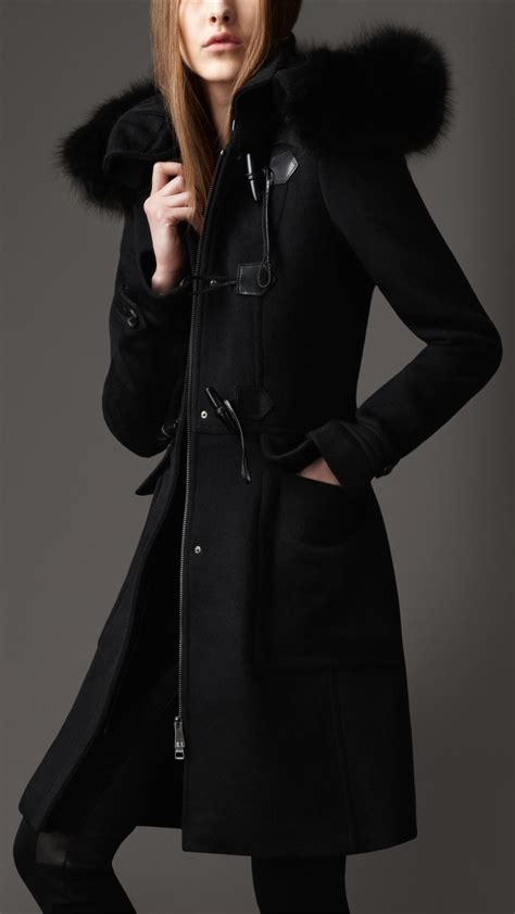 Long Black Coat Fur Hood at Mark Dunning blog