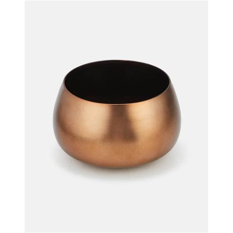 Buy Fabindia Copper Sona Metal Floor Planter with Stand Online