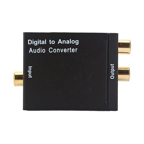 WECAM Digital to Analog Optical Audio Convertor RCA input and Optical ...