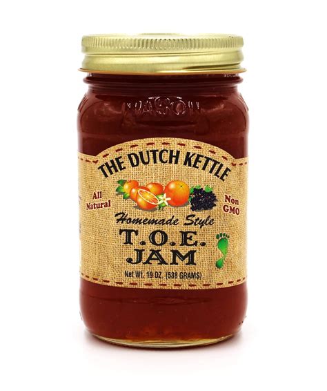 Amazon.com : The Dutch Kettle T.O.E. Jam - Gourmet Homestyle Sweet ...