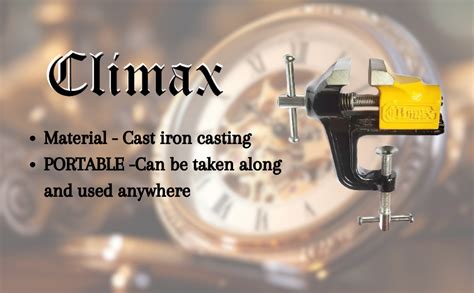 CLIMAX TABLE BABY VICE | CLAMP-TYPE | 100 MM [PROFESSIONAL] 4" inch ...