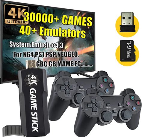 4k Gaming Stick Gd10 128g 40000 Games Retro Game Console Hd Video Game ...