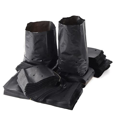Go Garden Plastic UV Protected Poly Grow Nursery Plant Bags | Plant ...