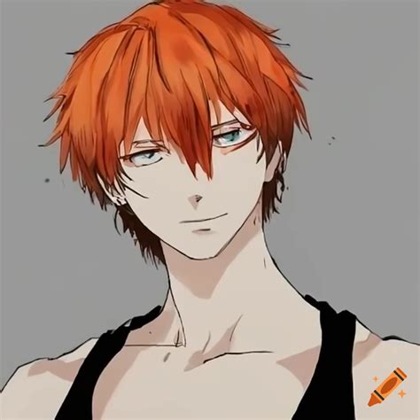 Orange Haired Anime Character