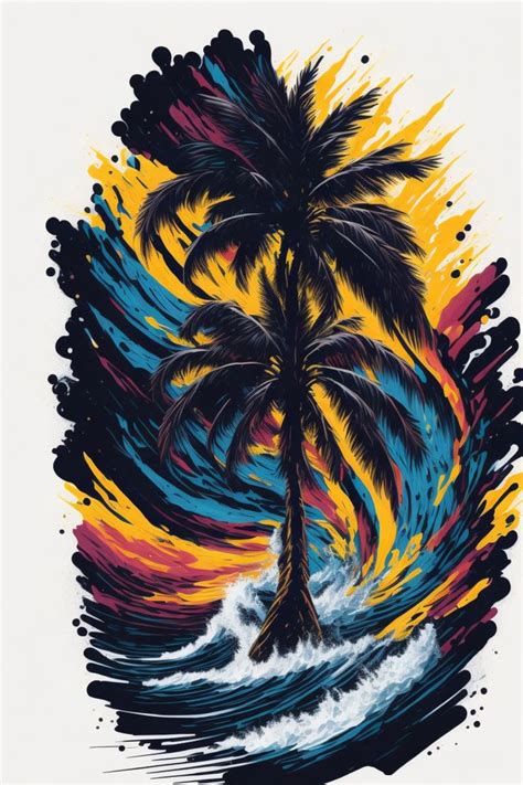 Palm Trees Art 的图像结果