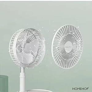 Homehop Table Fan Usb Rechargeable Mini Portable High Speed 3 Gear ...